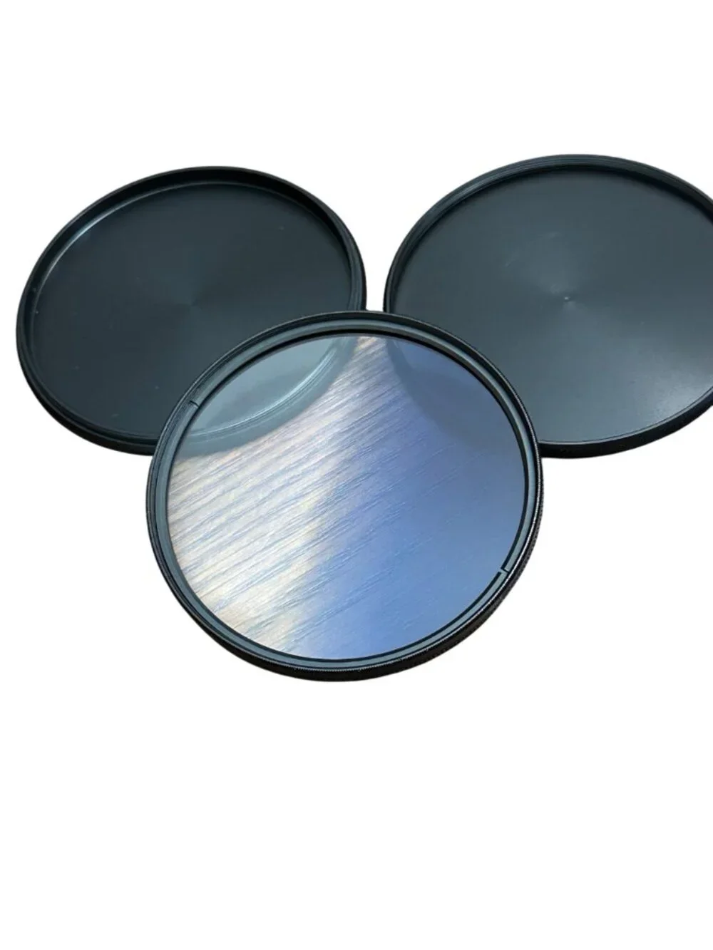 Gobe 82MM Lens Filter Red Graduated Orange Graduated Blue Cap Kit 3